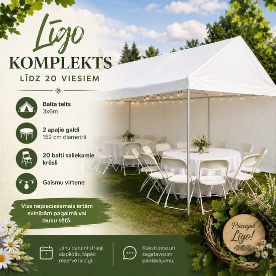 Svētku komplekts 20 cilvēkiem